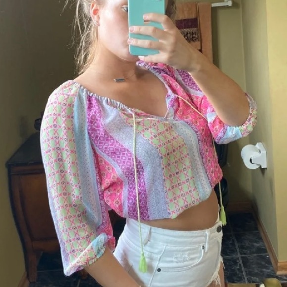 Boho pink shirt - Picture 3 of 3